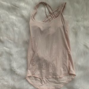 Lululemon open back workout top - built-in-bra